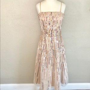 Eliza J Fit and Flare sequin Dress